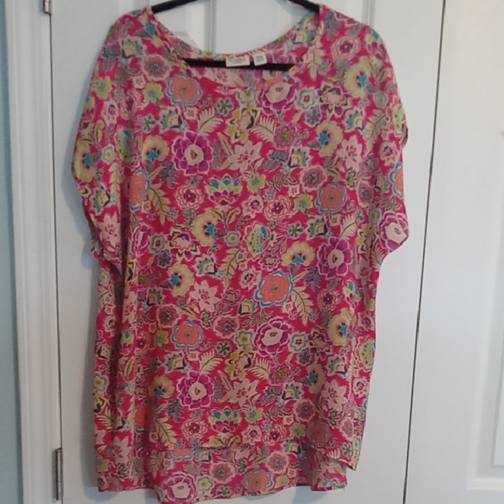 Cato Multicolor Floral Blouse